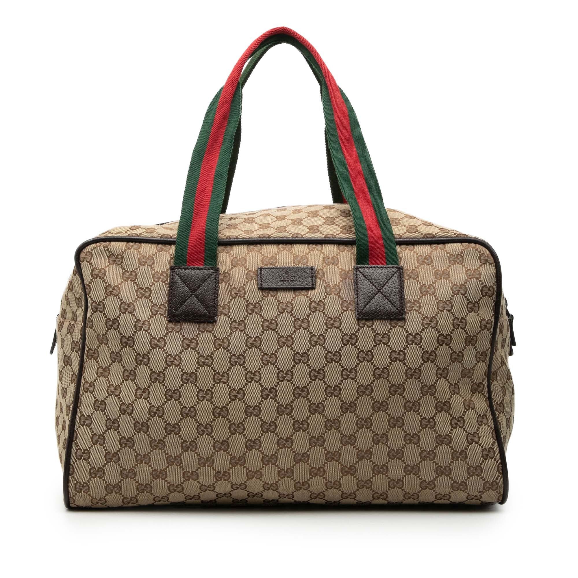 Gucci GG Canvas Web Duffle Bag Size ONE SIZE - 1 Thumbnail