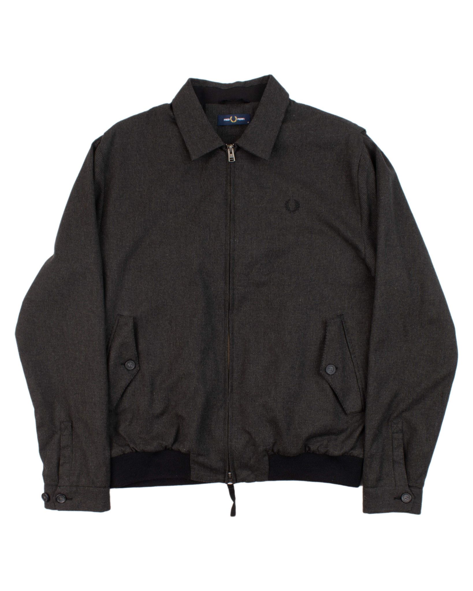Fred Perry Fred Perry x Moon Tweed Classic Wool Bomber Jacket ...
