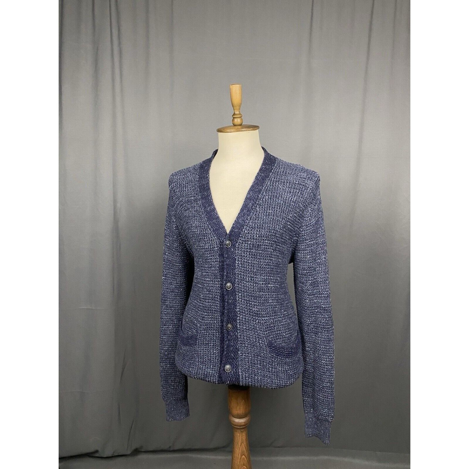 Denim & Supply Ralph Lauren Ralph Lauren Denim&Supply Men's Blue Knitted Cardigan Sweate Size US L / EU 52-54 / 3 - 4 Thumbnail