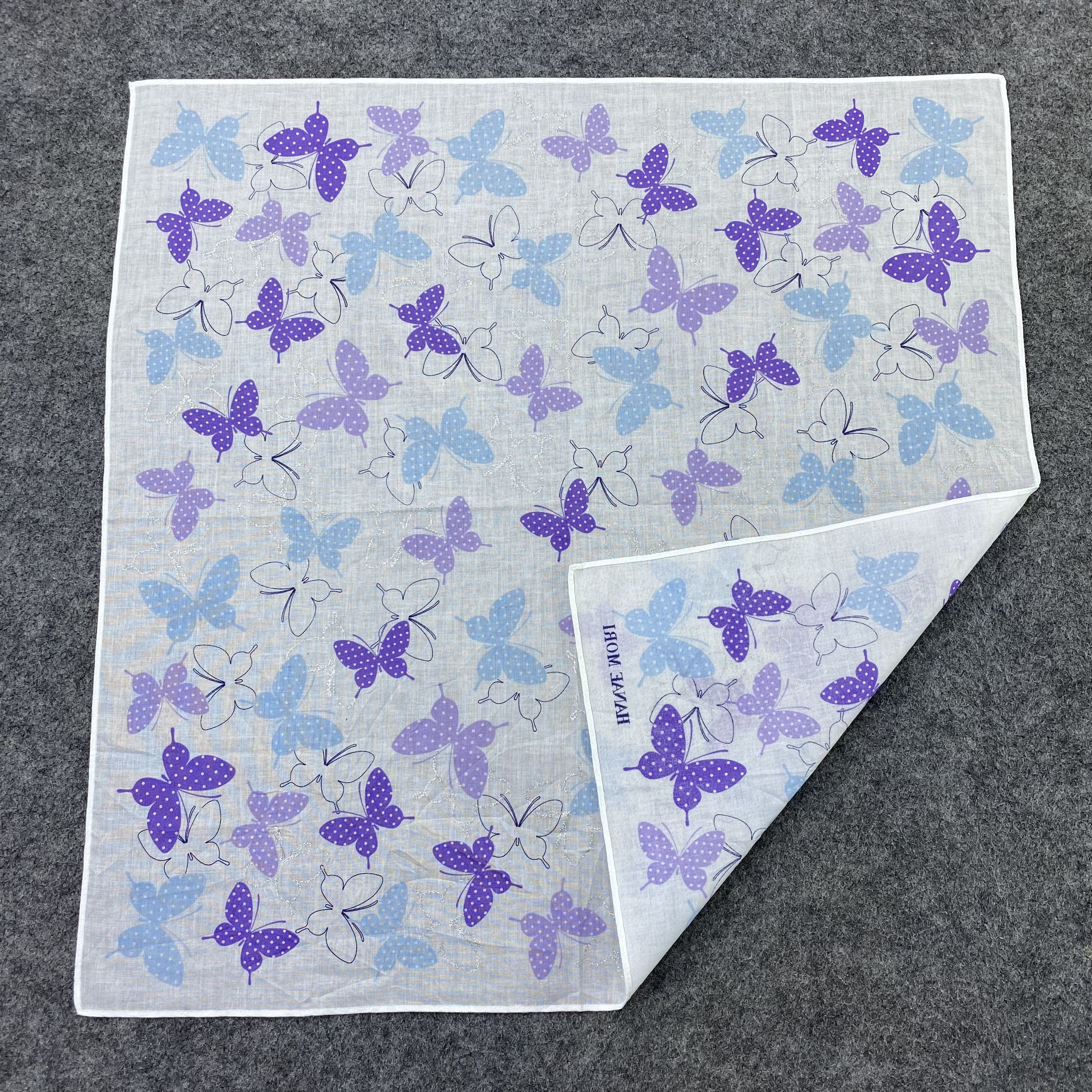 Hanae Mori Hanae Mori Handkerchief Neckerchief Bandana-B1625 Size ONE SIZE - 5 Thumbnail