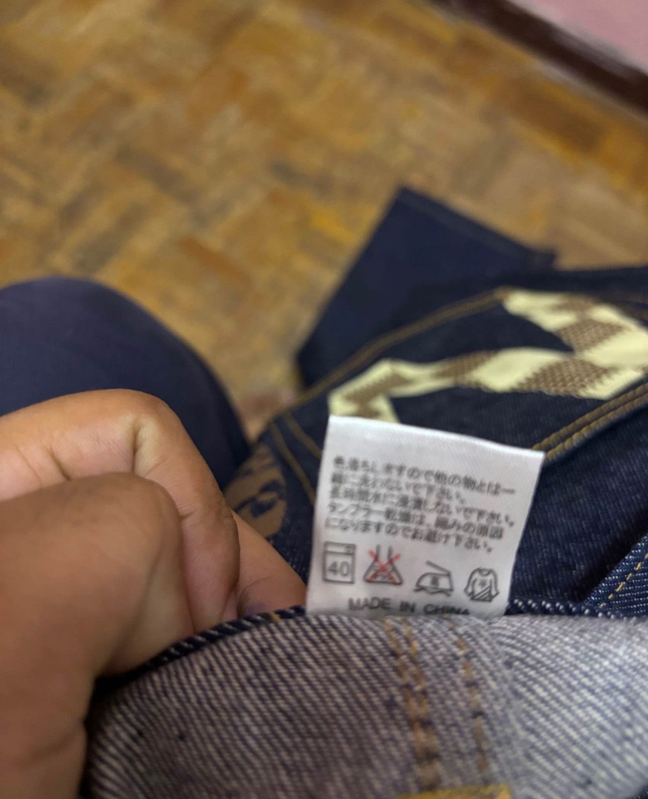 Jean × Vintage NOUGHTIES RAW DENIM Size US 34 / EU 50 - 8 Thumbnail