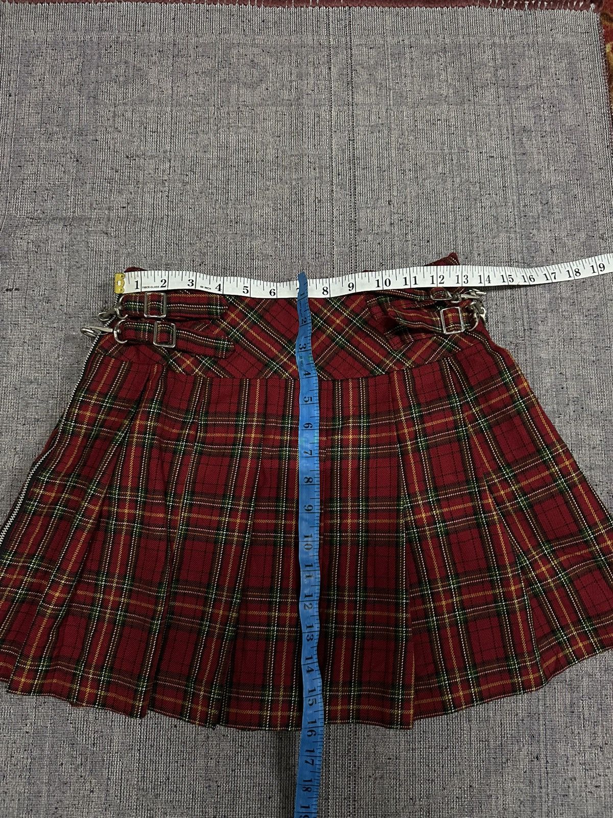 If Six Was Nine Vintage CHOOP Japan Tartan Punk Goth Hypebeast RARE Skirts Size 26" / US 2 / IT 38 - 10 Thumbnail