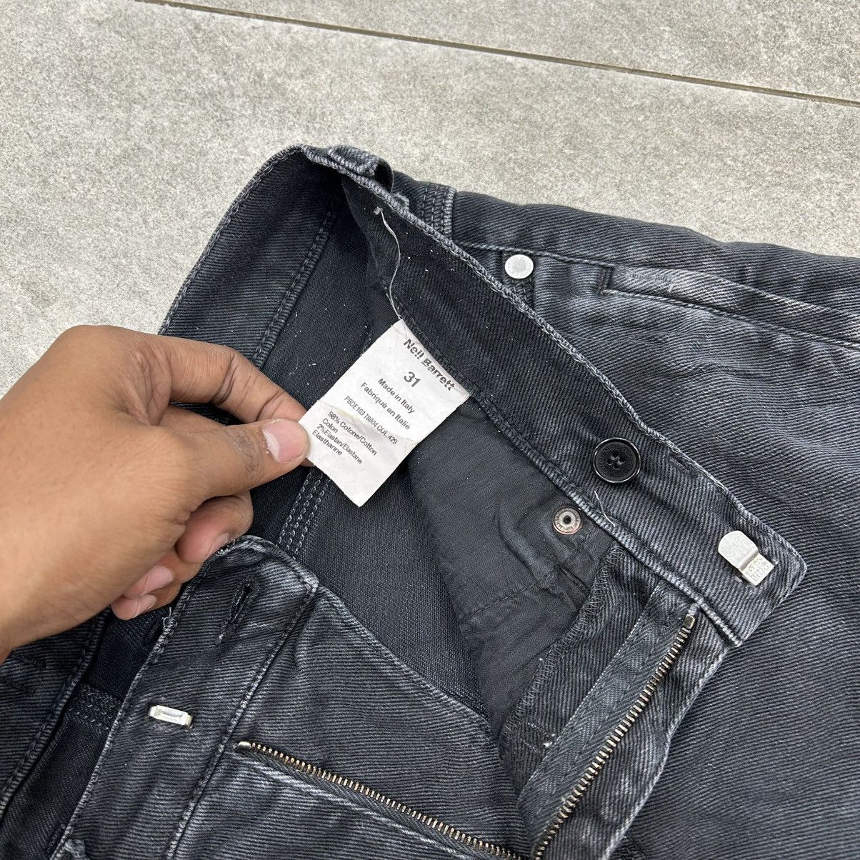 Neil Barrett Vintage Neil Barrett BlackWash Denim Faded Size US 31 - 12 Thumbnail
