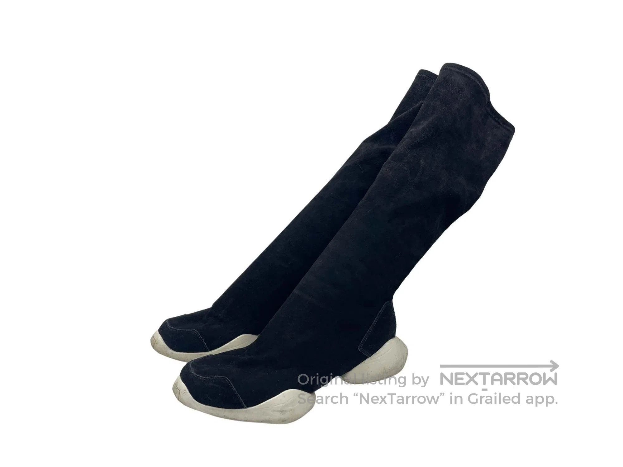 Rick Owens RICK OWENS Tank suede high boots Size US 9.5 / EU 42-43 - 1 Thumbnail