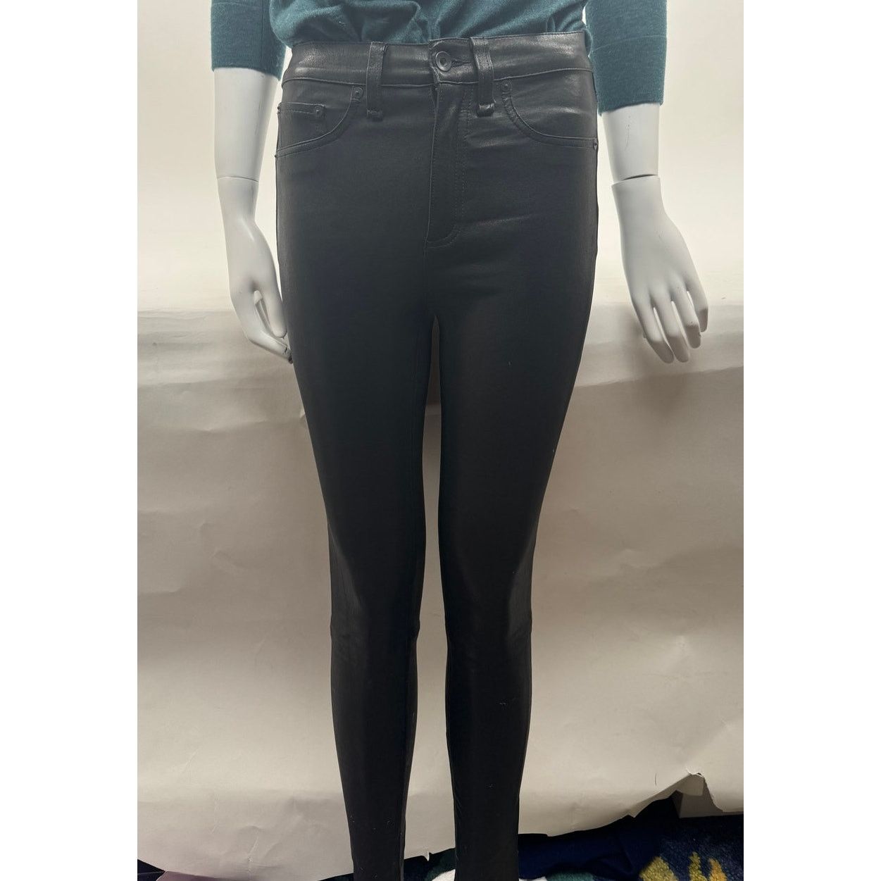 Rag & Bone Women’s Rag & Bone NWOT Black Leather Pants Size 25 Size 25" / US 0 / IT 36 - 3 Thumbnail