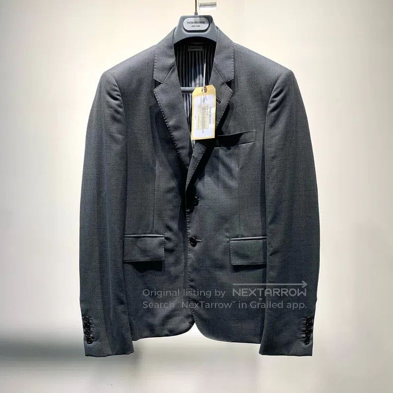 Thom Browne Thom Browne size 2 Solid Color Button Suit Set Size 42S - 1 Thumbnail
