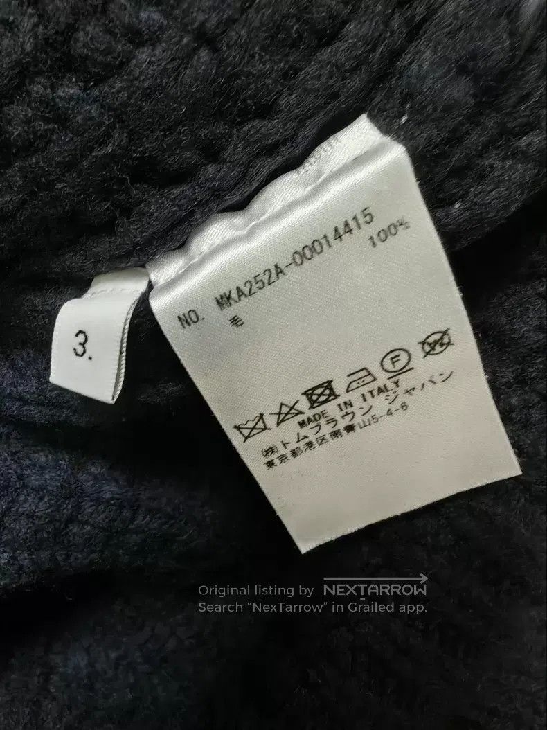 Thom Browne Thom Browne Waffle knit sweater Size US L / EU 52-54 / 3 - 4 Thumbnail