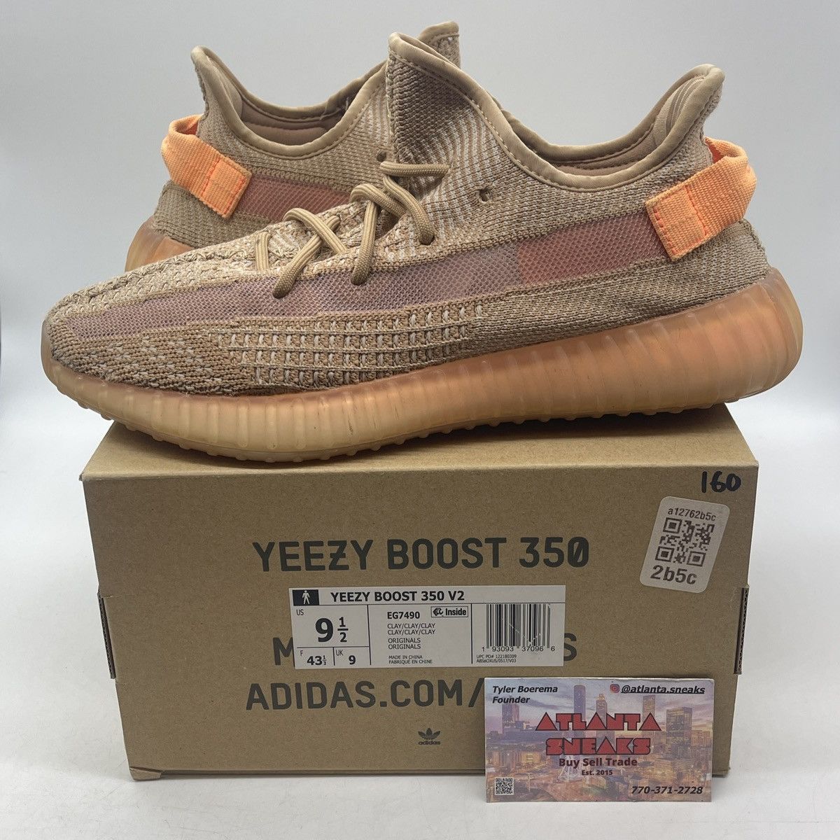 Adidas Yeezy boost 350 clay Size US 9.5 / EU 42-43 - 1 Thumbnail