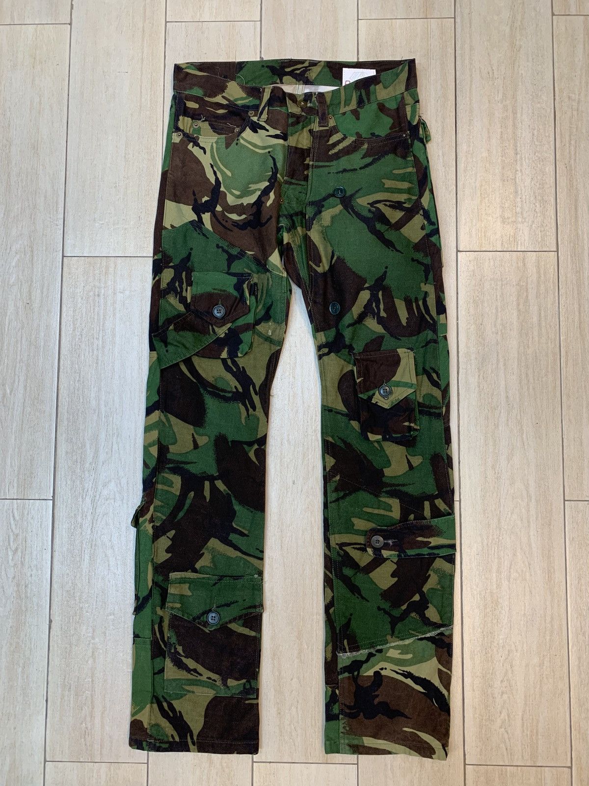 20471120 A/W2000-2001 PAPER Camo Pants