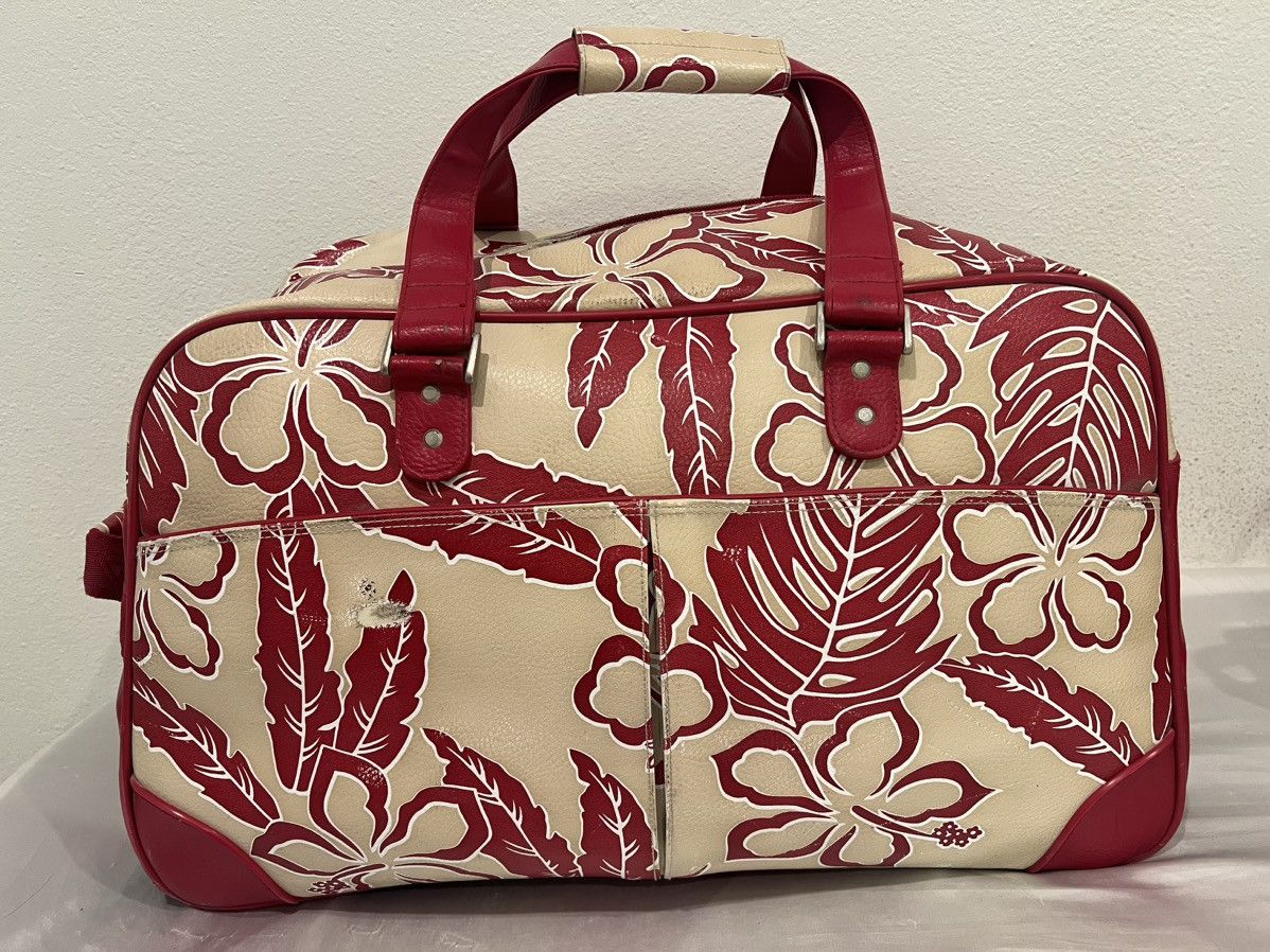 Vintage Vintage Roxy Floral Travel Luggage Rolling Duffle Bag Set Size ONE SIZE - 8 Thumbnail