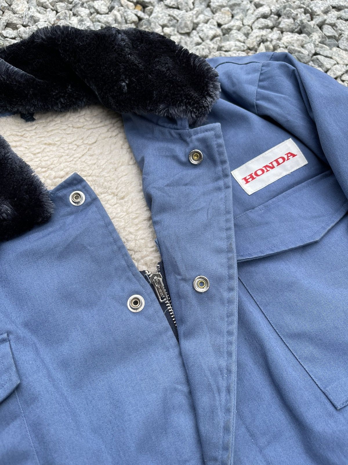 Honda 🔥Vintage Honda Fur Collar Works Jacket Size US XL / EU 56 / 4 - 10 Thumbnail