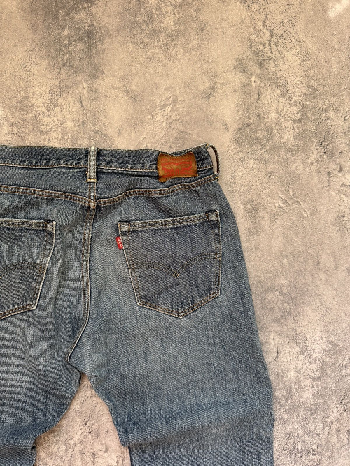 Levi's Levis 501 Distressed Jeans 33x30 Size US 33 - 17 Thumbnail