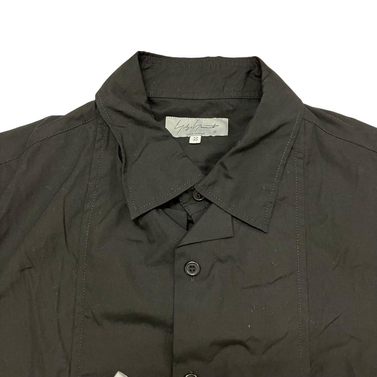Yohji Yamamoto yohji yamamotoBroad Shirt Long Shirt HE-B11-001 Size US M / EU 48-50 / 2 - 3 Thumbnail