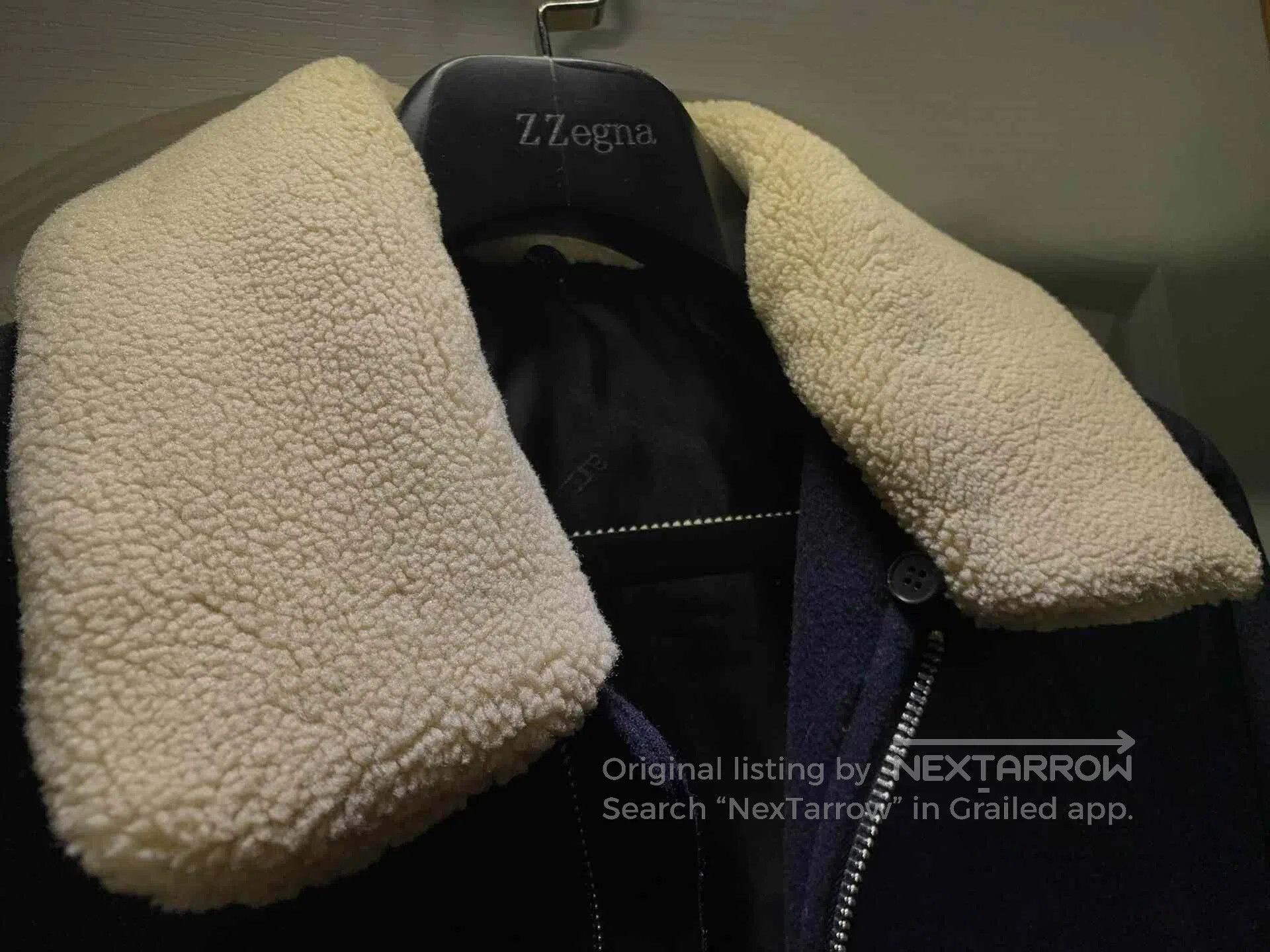 AMI AMI Men's Wool Blend Fur Collar Jacket. Size US L / EU 52-54 / 3 - 2 Thumbnail
