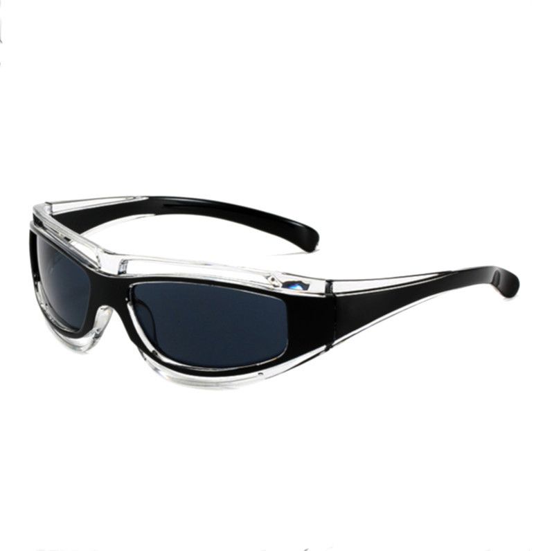 Vintage Punk Cat-Eye Aviation Streamline Sunglasses Cyber Rave Size ONE SIZE - 5 Thumbnail