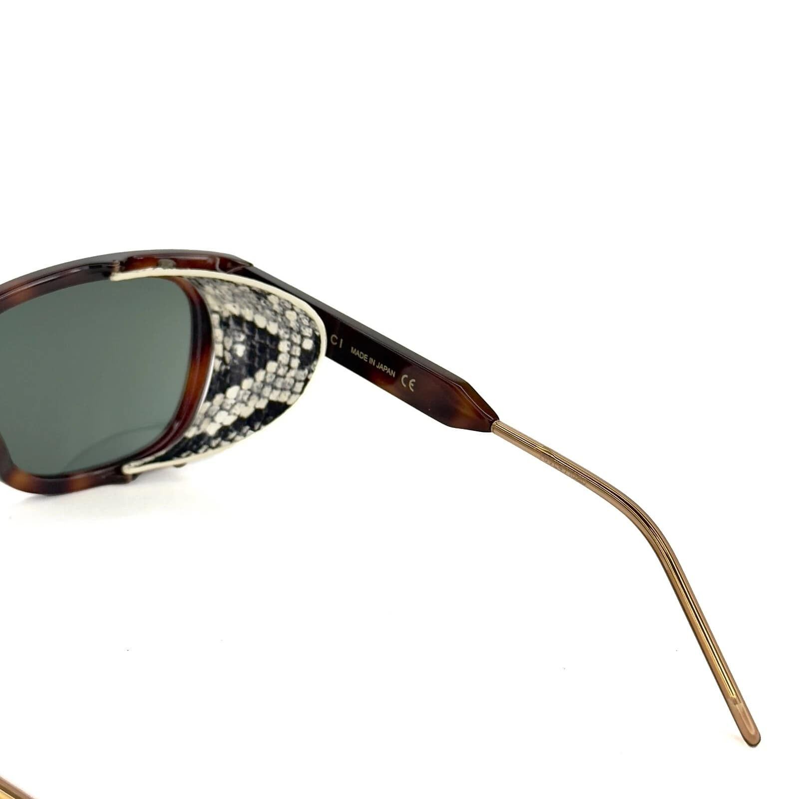 Gucci GUCCI GG0671S Guilloché 0671 Brown Blinker Sunglasses 002 Size ONE SIZE - 3 Thumbnail