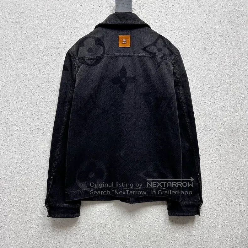 Louis Vuitton Louis Vuitton New Jacquard Logo Washed Denim Jacket Size US S / EU 44-46 / 1 - 2 Thumbnail