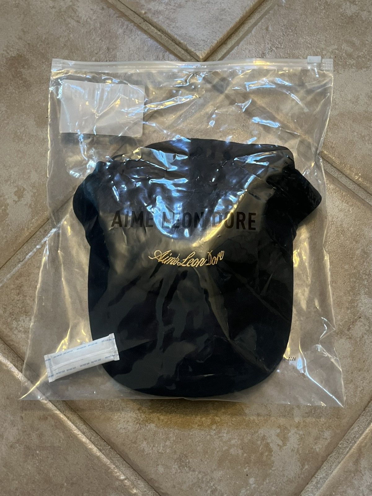 Aime Leon Dore WASHED CHINO SCRIPT HAT Size ONE SIZE - 6 Thumbnail