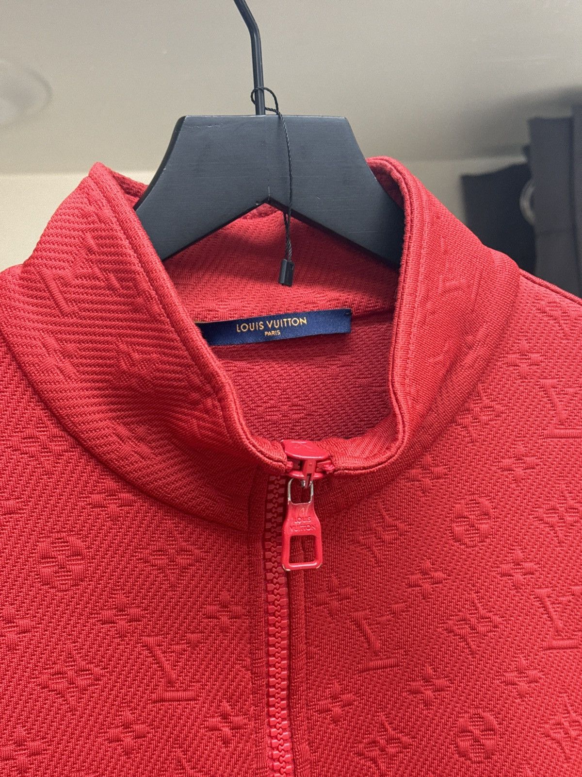 Louis Vuitton Louis Vuitton Monogram Red Zip Up Size US L / EU 52-54 / 3 - 5 Thumbnail