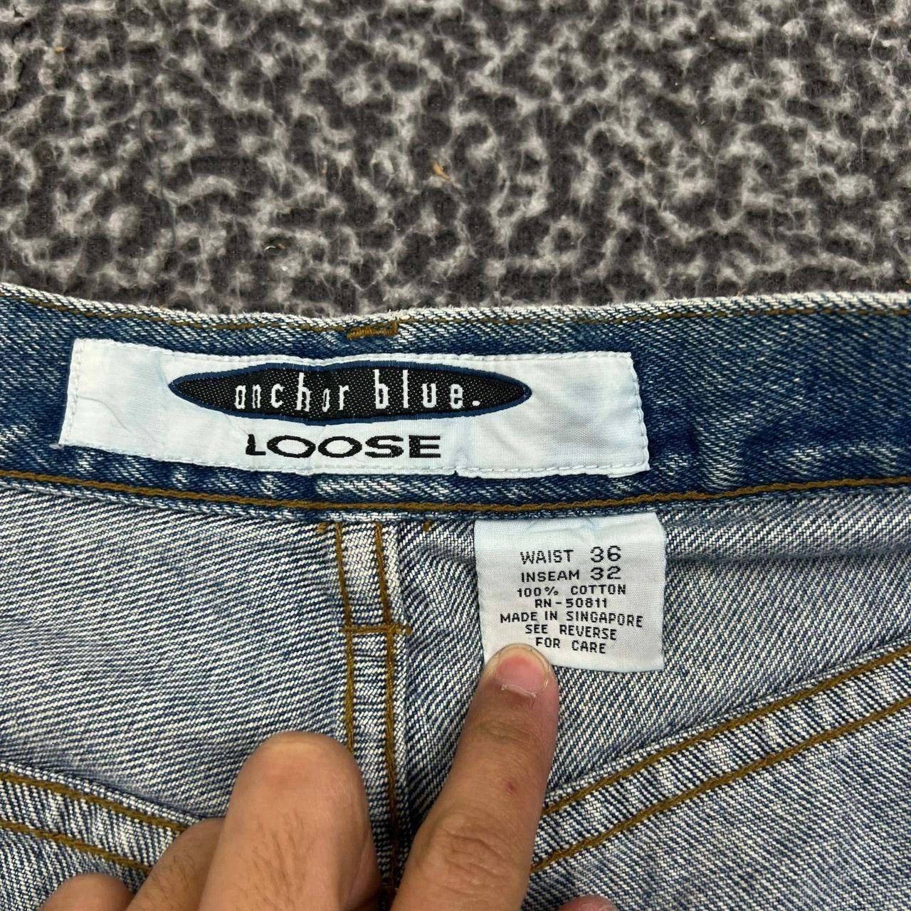 Anchor Blue Anchor Blue Jeans 36x32 Loose Fit Denim Pocket Cotton Y2K Size US 36 / EU 52 - 3 Thumbnail
