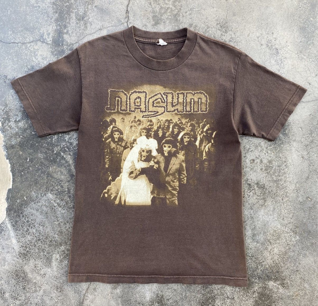 Band Tees Rare🔥Vintage Nasum 'Inhale/Exhale' Grindcore Band Tees Size US S / EU 44-46 / 1 - 1 Thumbnail