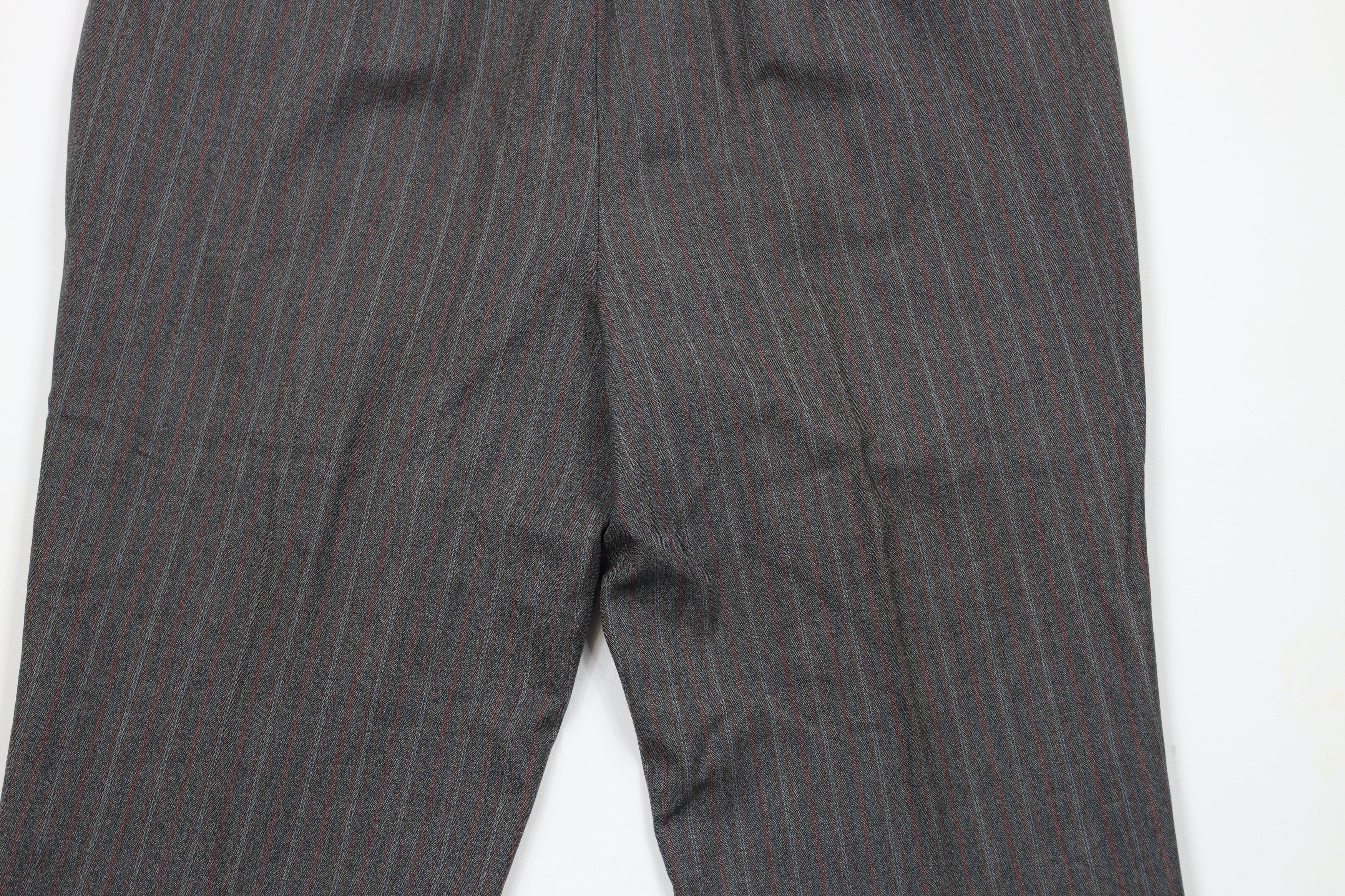 Vintage Vintage 70s Streetwear Wool Striped Bell Bottoms Pants USA Size US 40 / EU 56 - 13 Thumbnail