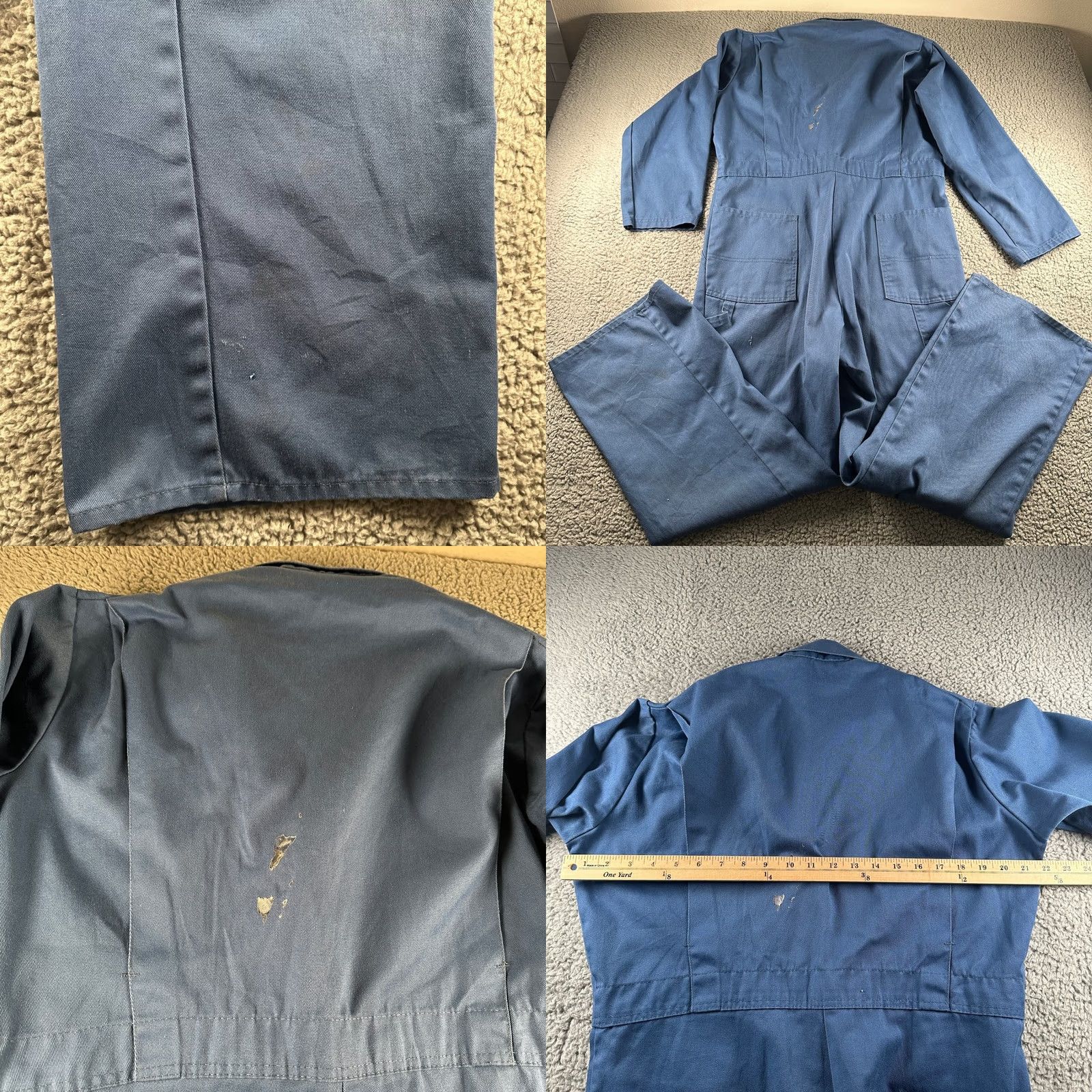 Ben Davis Ben Davis Coveralls Mens 40R Blue Workwear One-Piece Painter Cotton Size US 40 / EU 56 - 8 Thumbnail