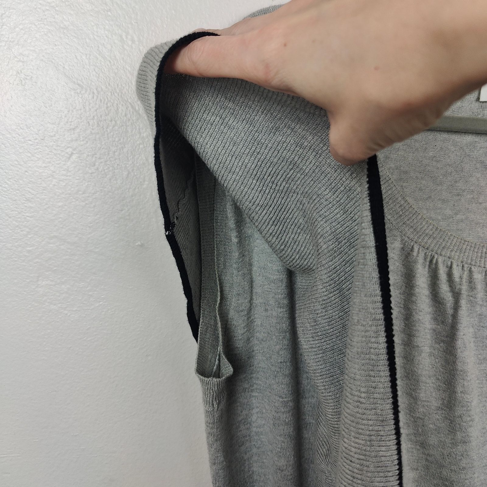 Tsumori Chisato Tsumori Chisato Sweater Womens Medium Gray Ruffled Size M / US 6-8 / IT 42-44 - 5 Thumbnail