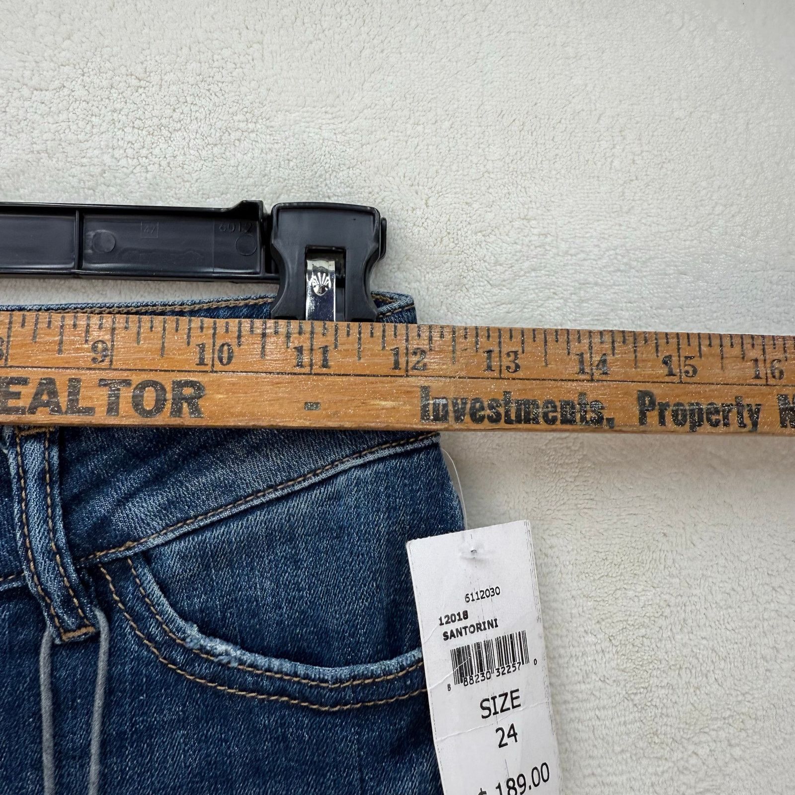 DL1961 DL1961 WOMEN'S 24 MARA HIGH RISE STRAIGHT FIT ANKLE JEANS SA Size 24" / US 00 / IT 34 - 4 Thumbnail