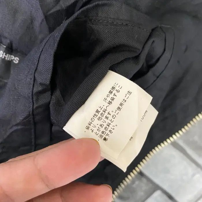 SHIPS Vtg SHIPS JAPAN DESIGNER Minimalist Motorcycle Jacket Coat Size US M / EU 48-50 / 2 - 7 Thumbnail