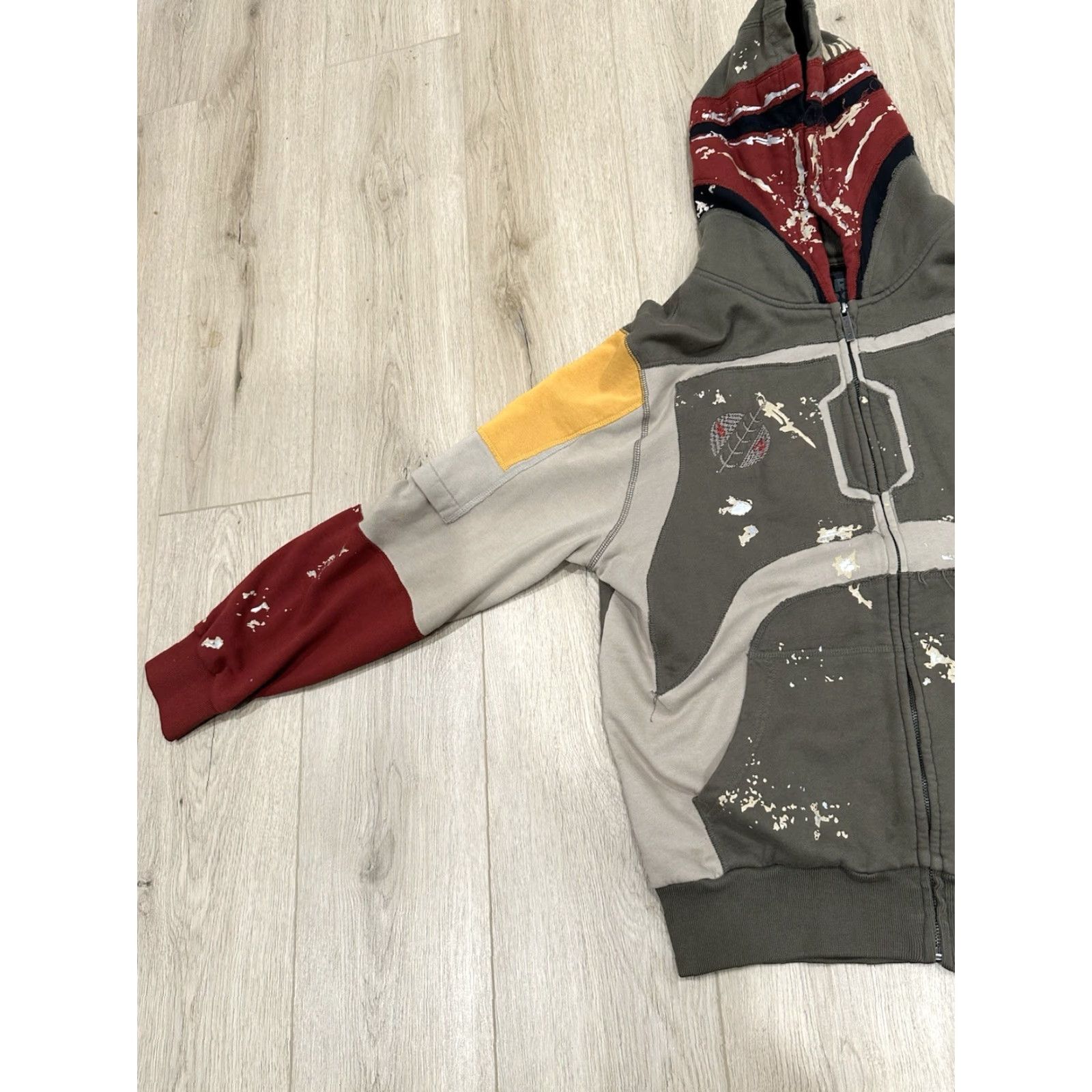 Star Wars Marc Ecko Star Wars Boba Fett Full Zip Hoodie Mens M Medium Color Multicolor Stars Style Full Zip Size US M / EU 48-50 / 2 - 4 Thumbnail