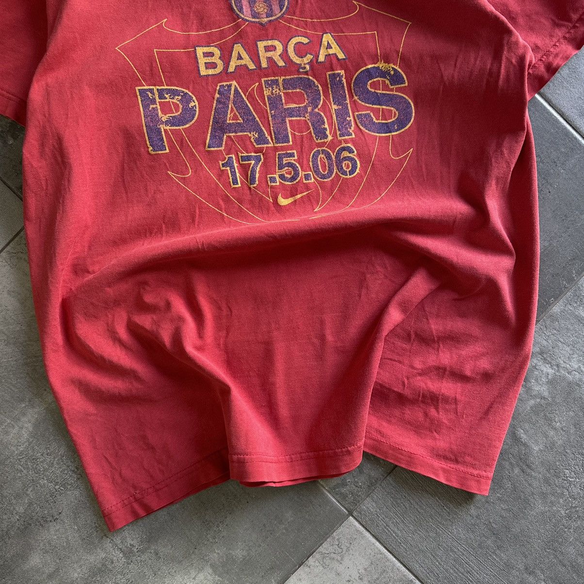Nike × Vintage Vintage Nike Barca Paris T-shirts Big Logo 2006 Y2K USA Size US L / EU 52-54 / 3 - 9 Thumbnail