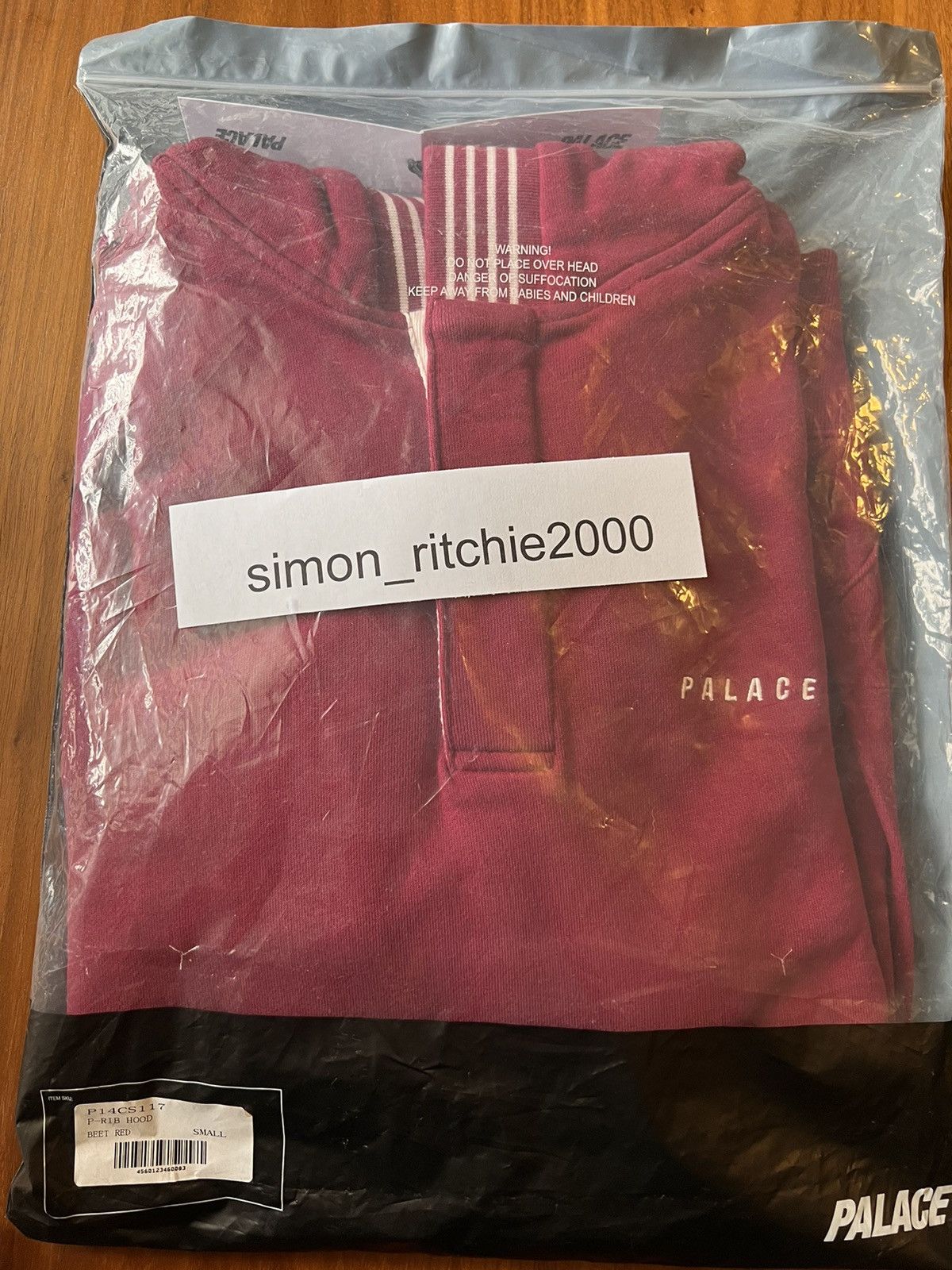Palace Palace P-Rib Hood SS18 Size US S / EU 44-46 / 1 - 2 Thumbnail