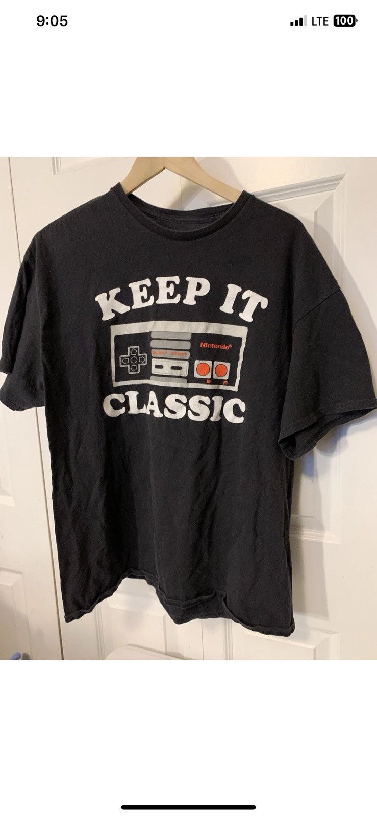 Nintendo Nintendo mens sz XL Keep it Classic game controller t shirt Size US XL / EU 56 / 4 - 5 Thumbnail