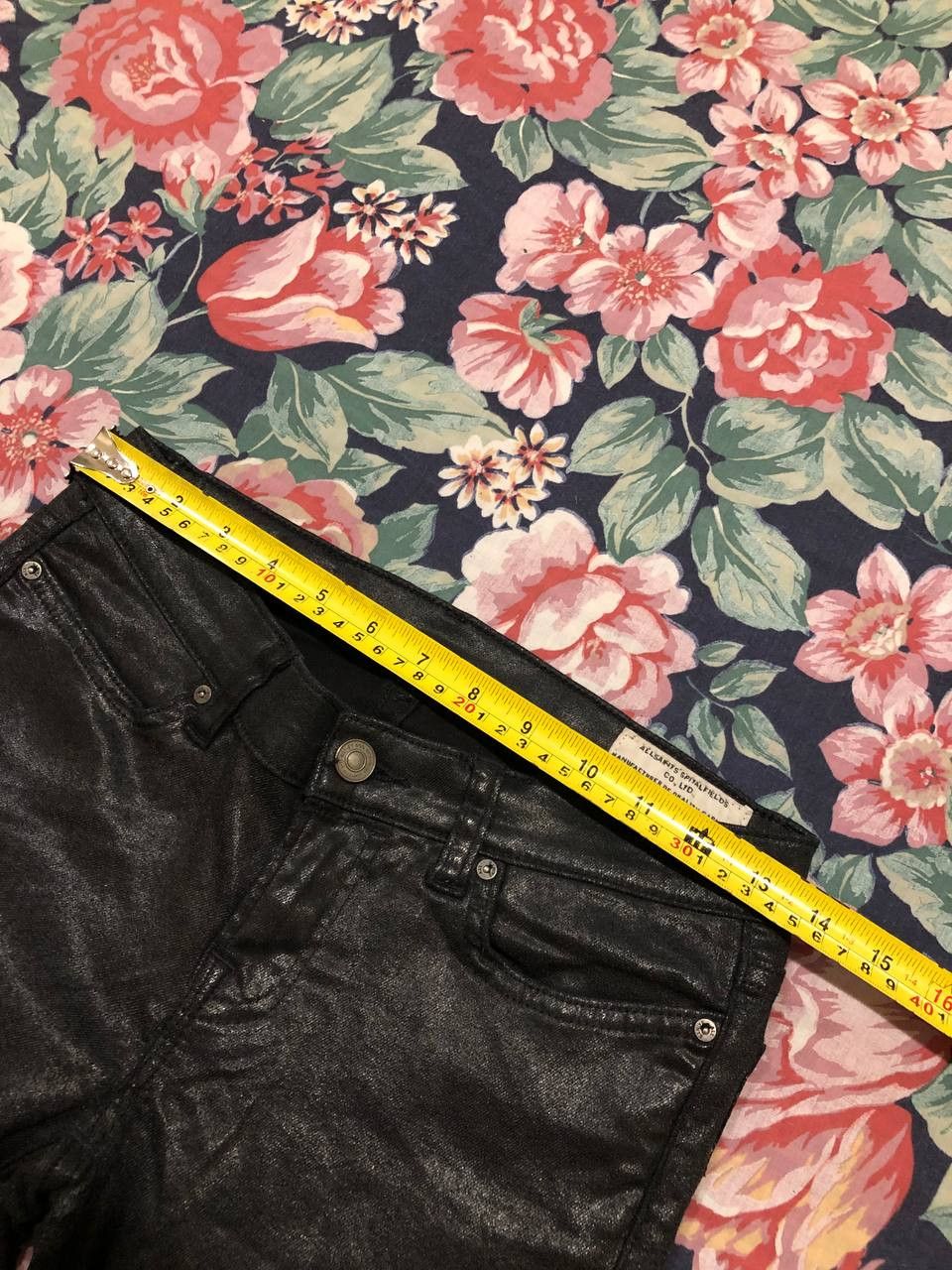 Allsaints Allsaints jeans pants black crazy Y2K vintage streetwear Size 26" / US 2 / IT 38 - 12 Thumbnail