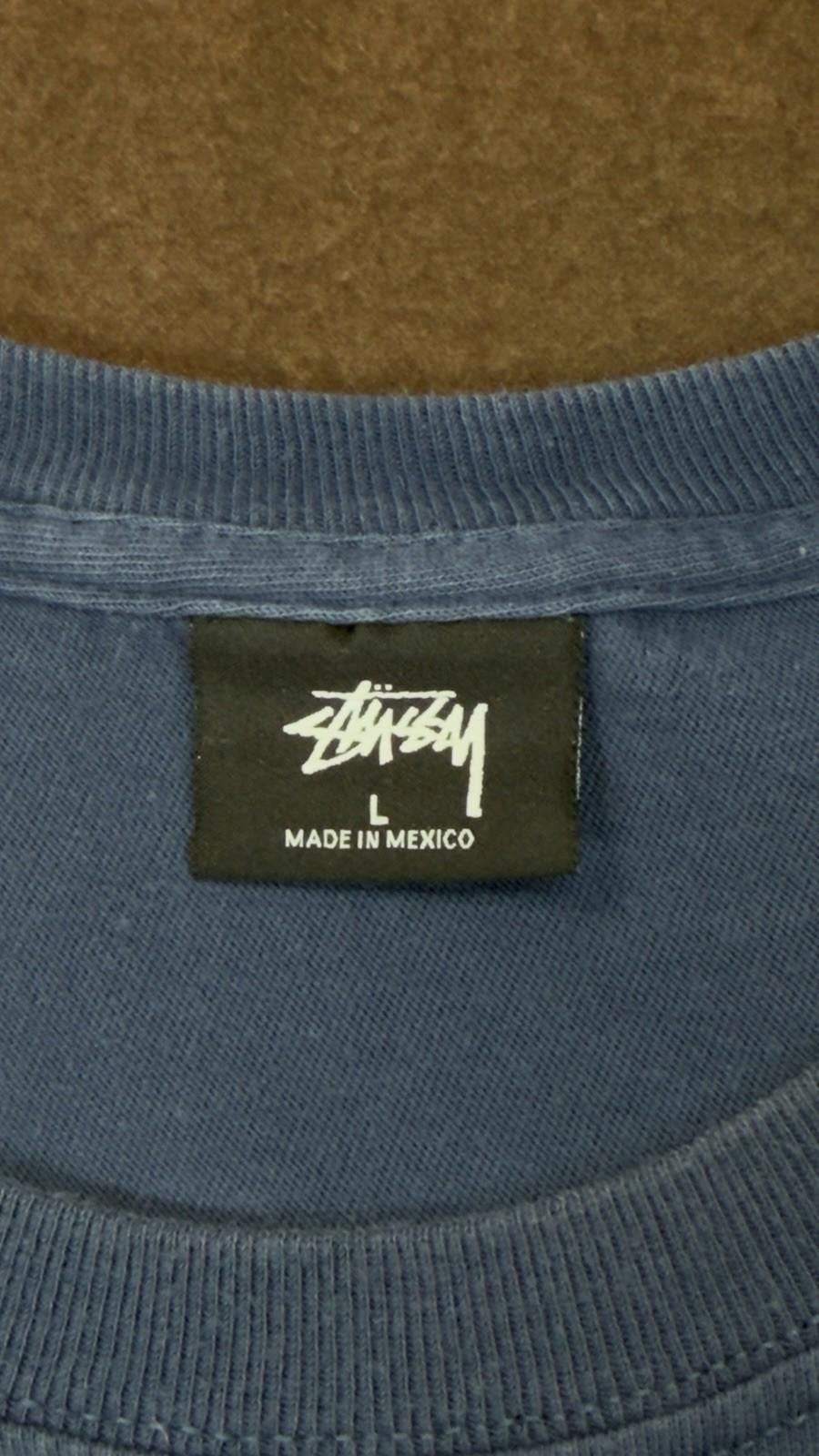 Stussy Stüssy Falls Tee Navy Blue T-Shirt Waterfall 23.5” x 27” Lg Size US L / EU 52-54 / 3 - 5 Thumbnail