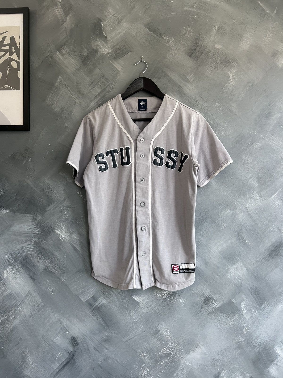 Stussy Vntg Stussy Baseball Jersey Size US S / EU 44-46 / 1 - 1 Thumbnail