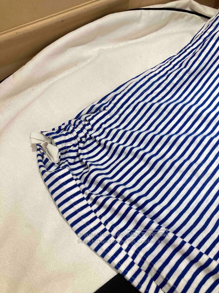 Chanel Chanel Blue and white striped short-sleeved dress Size XS / US 0-2 / IT 36-38 - 4 Thumbnail