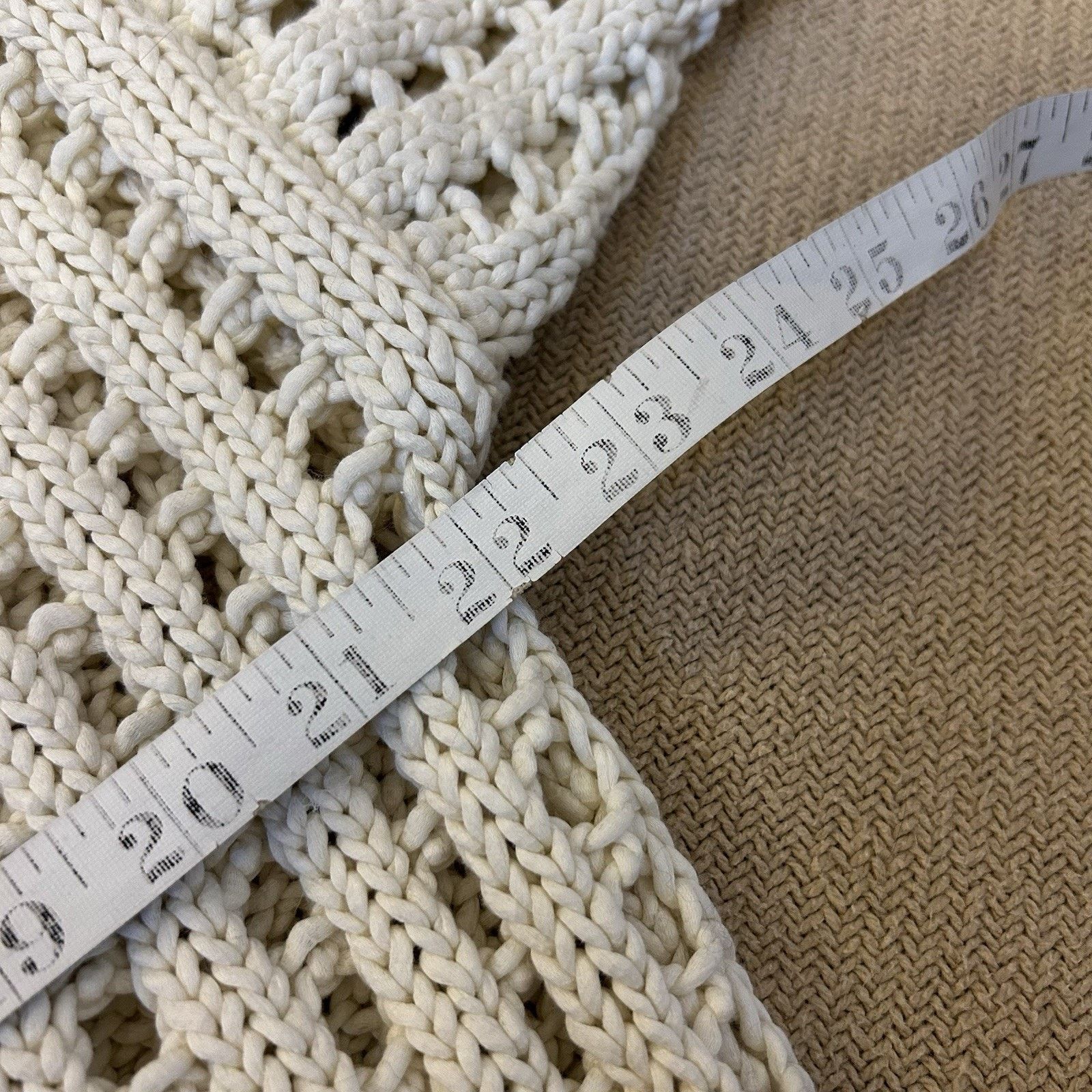 A.L.C. ALC Drew Open Knit Ivory Cardigan Sweater Medium Size M / US 6-8 / IT 42-44 - 5 Thumbnail
