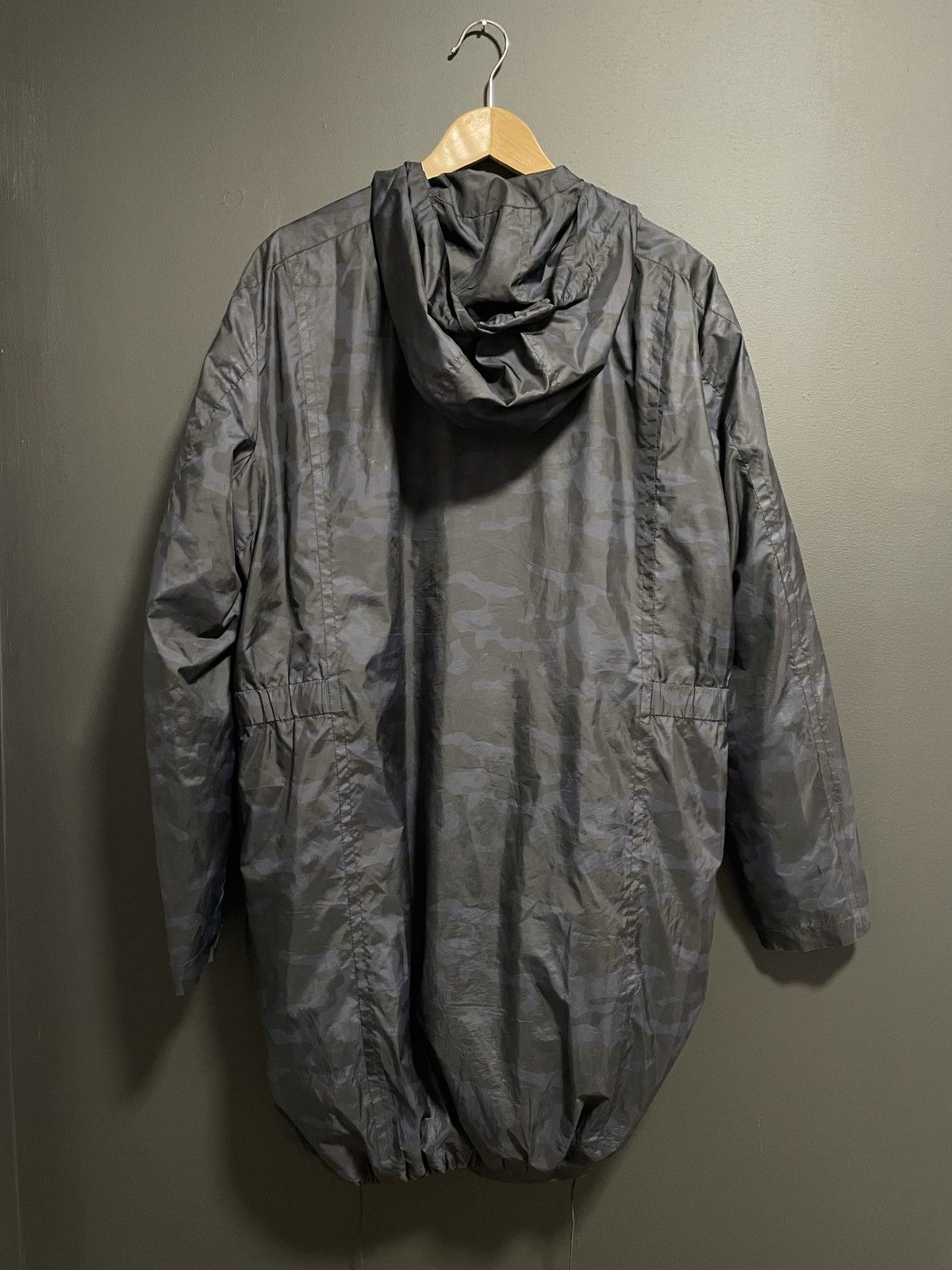 Zara Blue Camo Fishtail Parka with Hood size Large Size US L / EU 52-54 / 3 - 3 Thumbnail