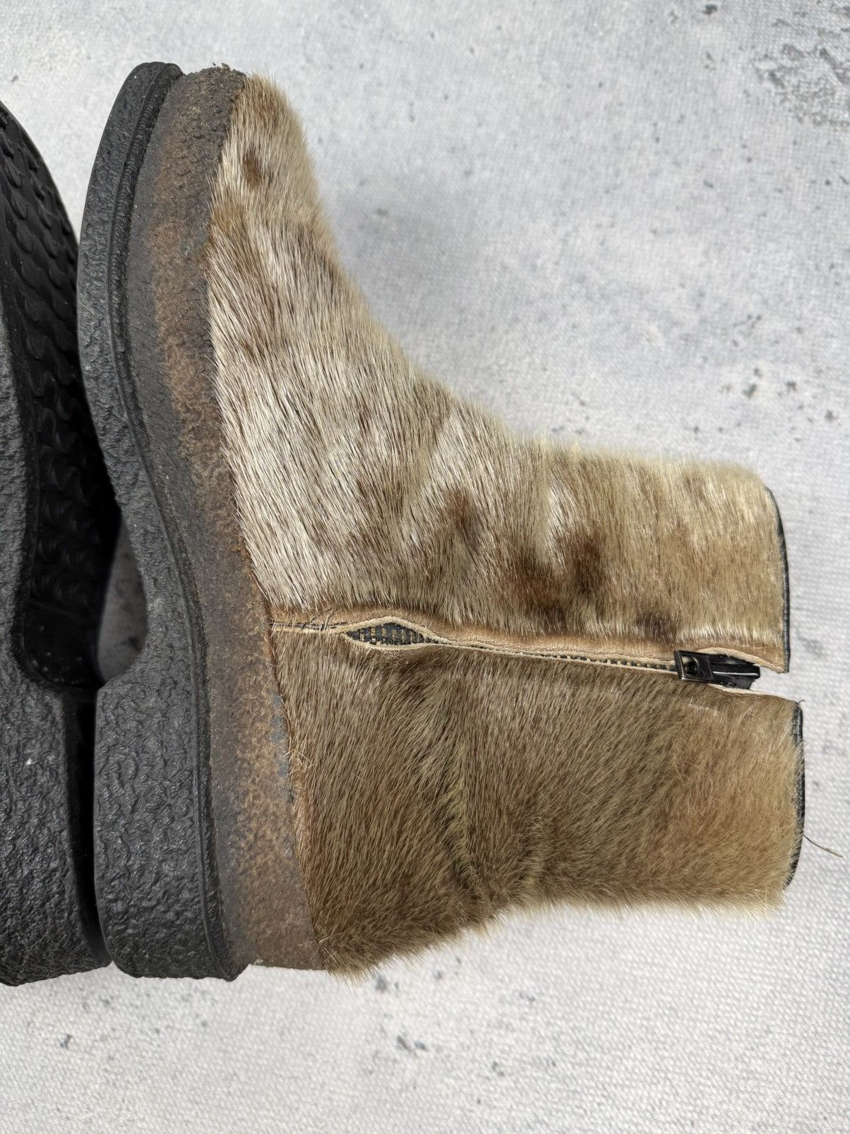 Japanese Brand Vintage Seal Fur Winter Boots Island Arctic Shearling Rare Size US 7.5 / IT 37.5 - 7 Thumbnail