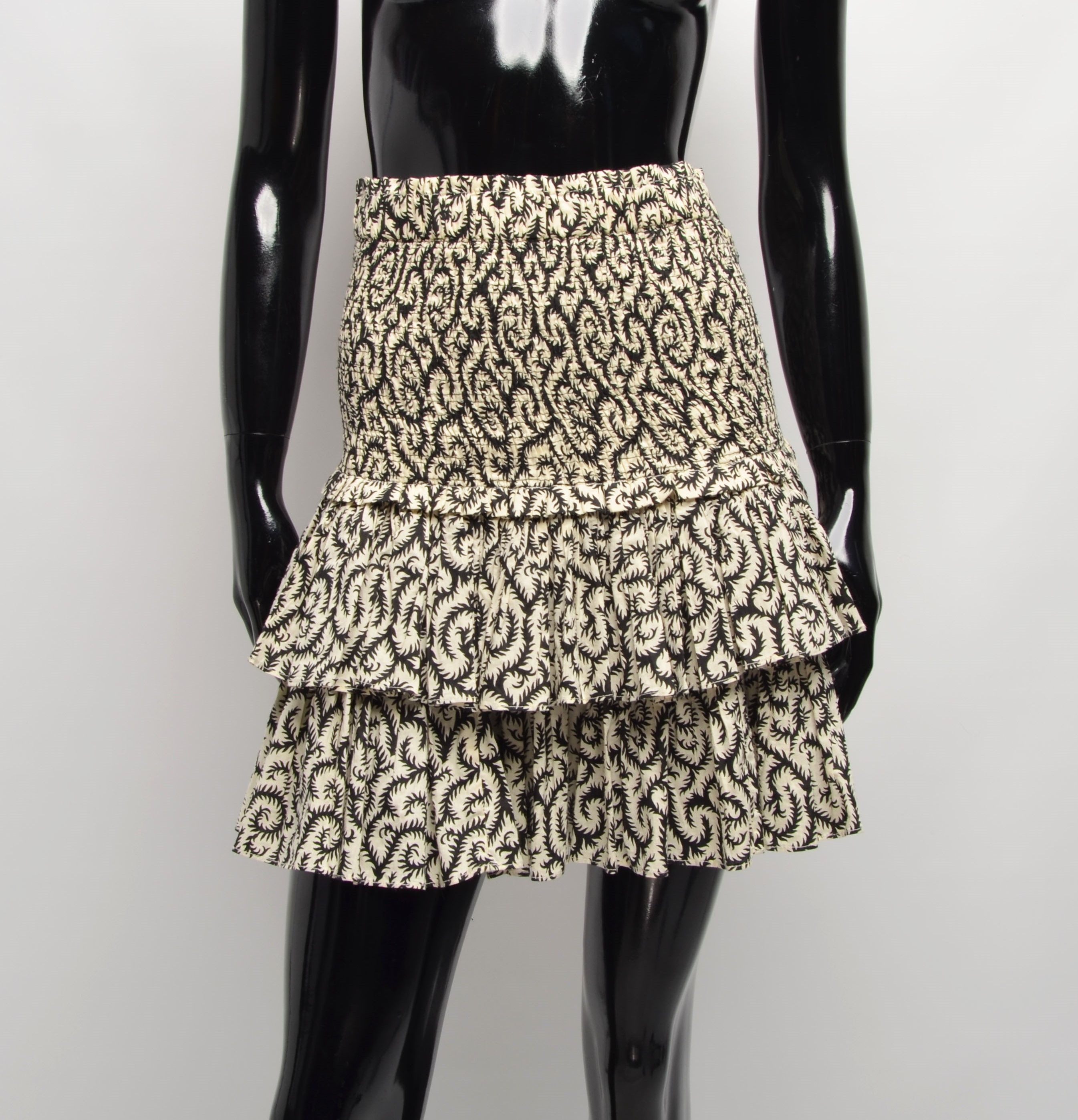 Designer × Isabel Marant × Isabel Marant Etoile Isabel Marant Etoile Boho-style Tiered Skirt with Ruffles Size 25" / US 0 / IT 36 - 8 Thumbnail