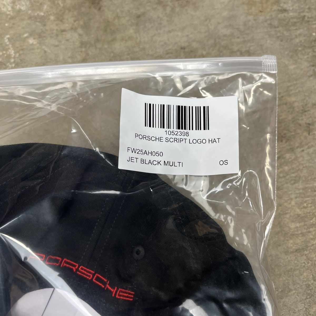 Aime Leon Dore Aime Leon Dore Porsche Script Logo Hat Jet Black Red Size ONE SIZE - 4 Thumbnail