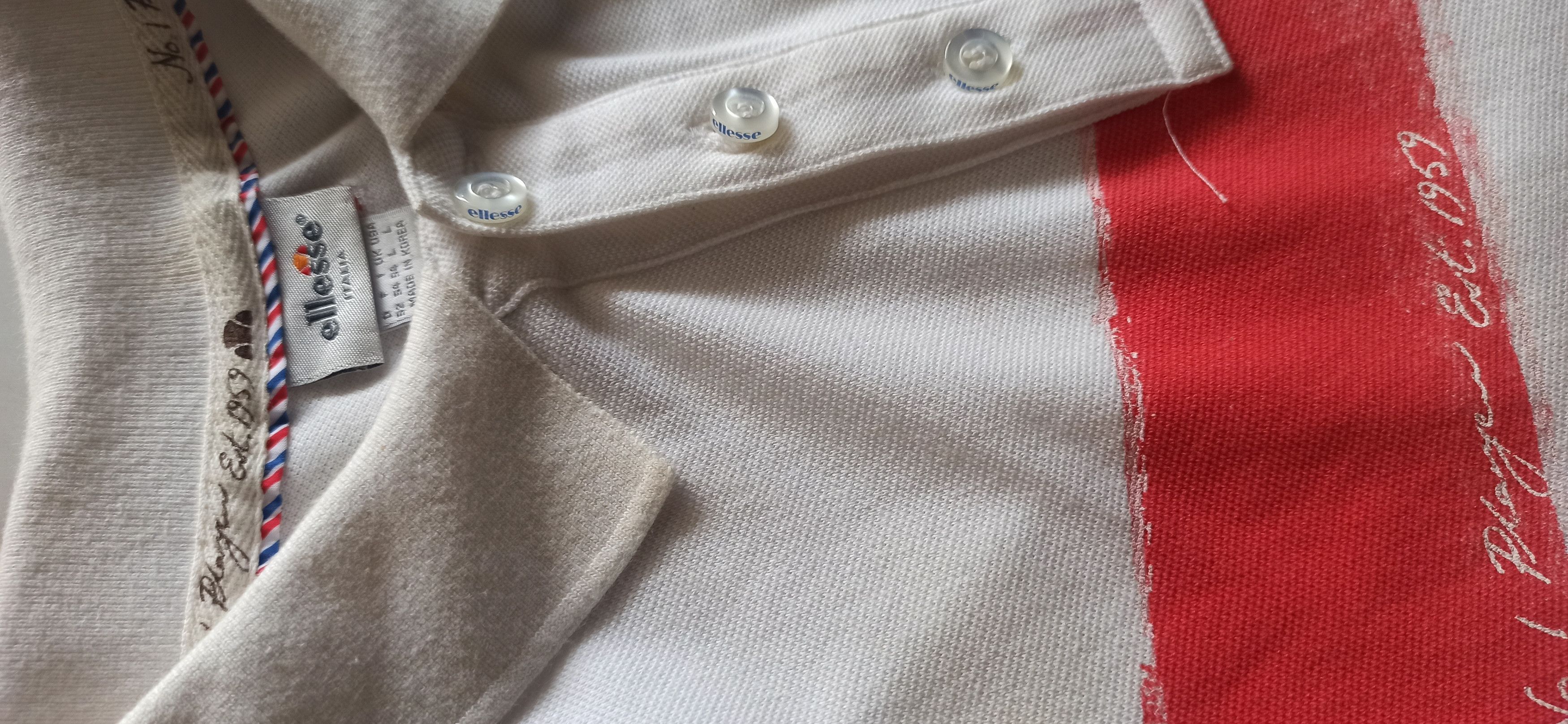 Ellesse Ellesse Tenis Button Shirt Size US L / EU 52-54 / 3 - 7 Thumbnail