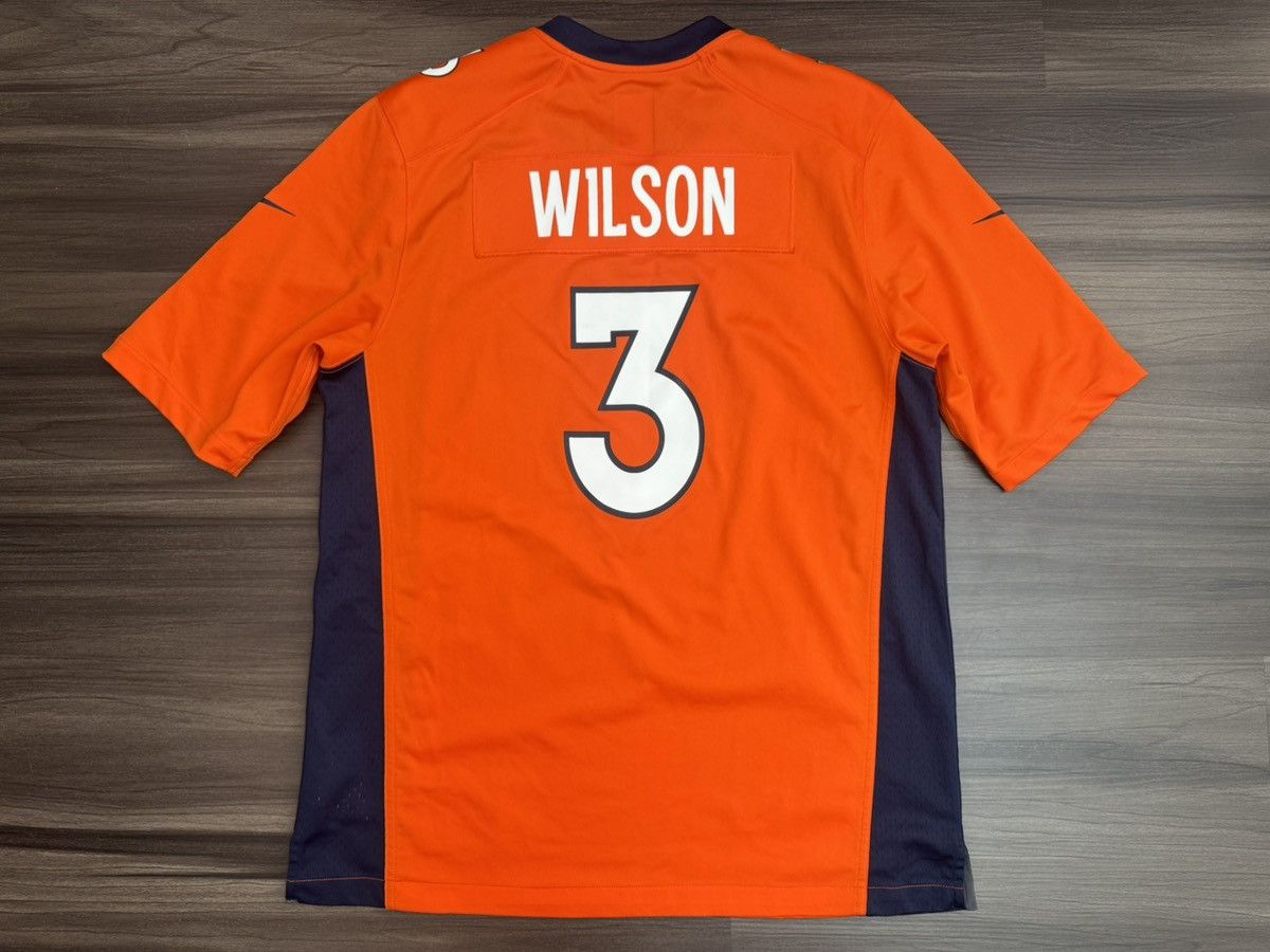 Nike Denver Broncos Russell Wilson #3 NFL On Field Home Jersey Size US L / EU 52-54 / 3 - 7 Thumbnail