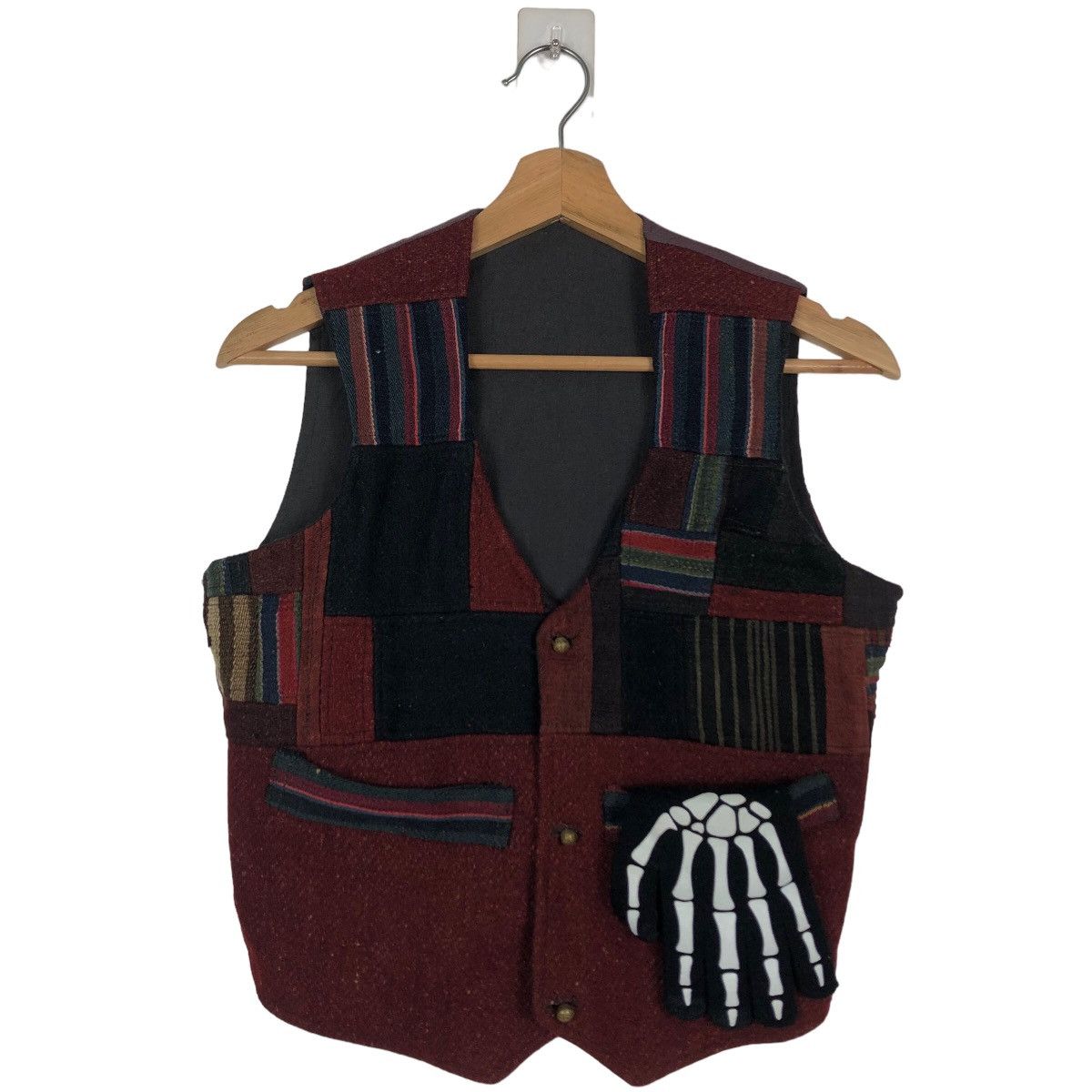 Japanese Brand 🔥Vintage Waist Coats Tartan Design Inspire Kapital Japan Size US M / EU 48-50 / 2 - 2 Thumbnail