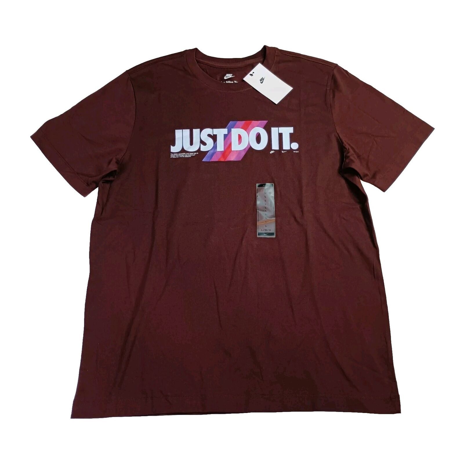 Nike Nike Rainbow Just Do It JDI T Shirt Men s L Brown FQ8002 227 Grailed