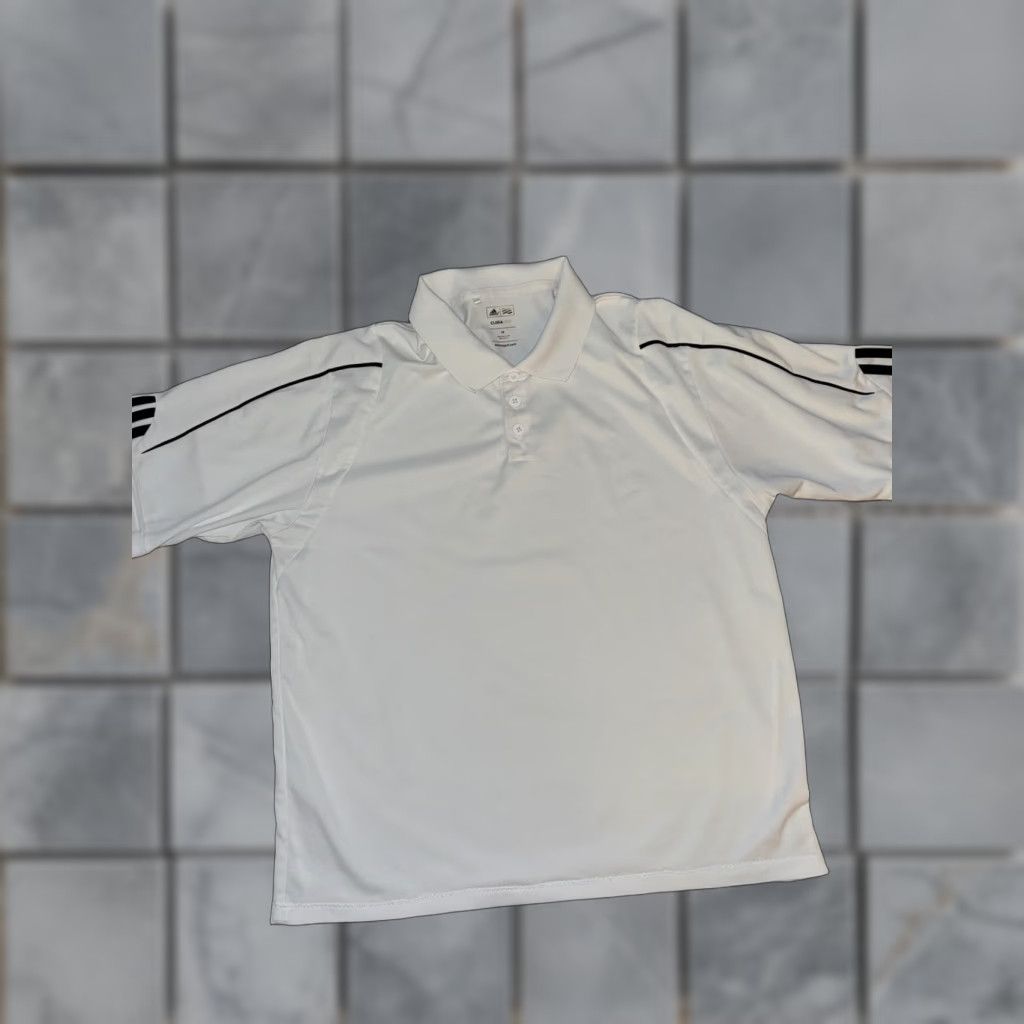 Adidas Adidas Golf Polo Shirt White Medium 21x25 Mens Polo Shirt White Medium Adidas Golf Polo Mens Size US M / EU 48-50 / 2 - 1 Thumbnail