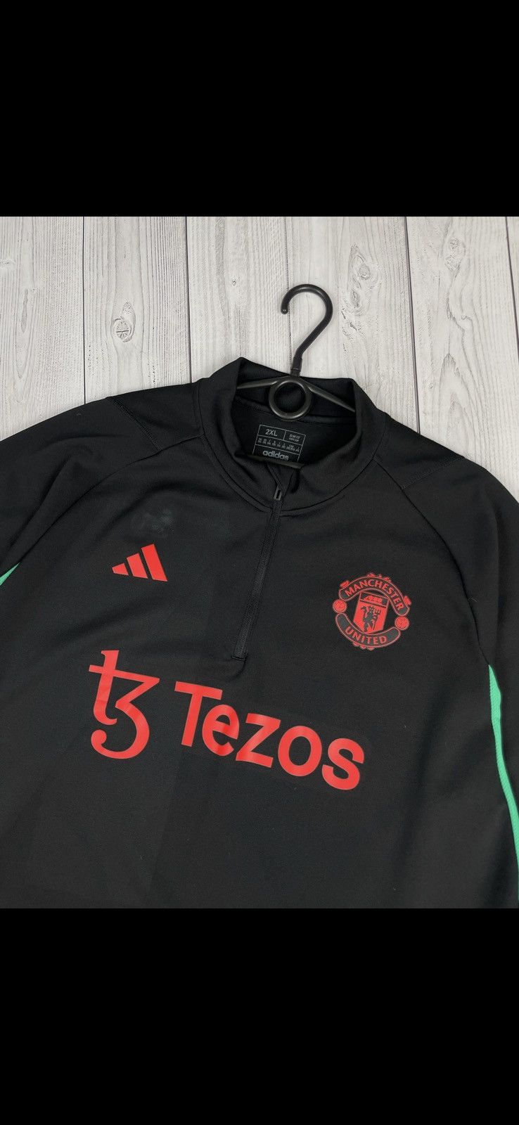 Adidas Vintage adidas manchester United soccer jersey long sleeve Size US XXL / EU 58 / 5 - 2 Thumbnail