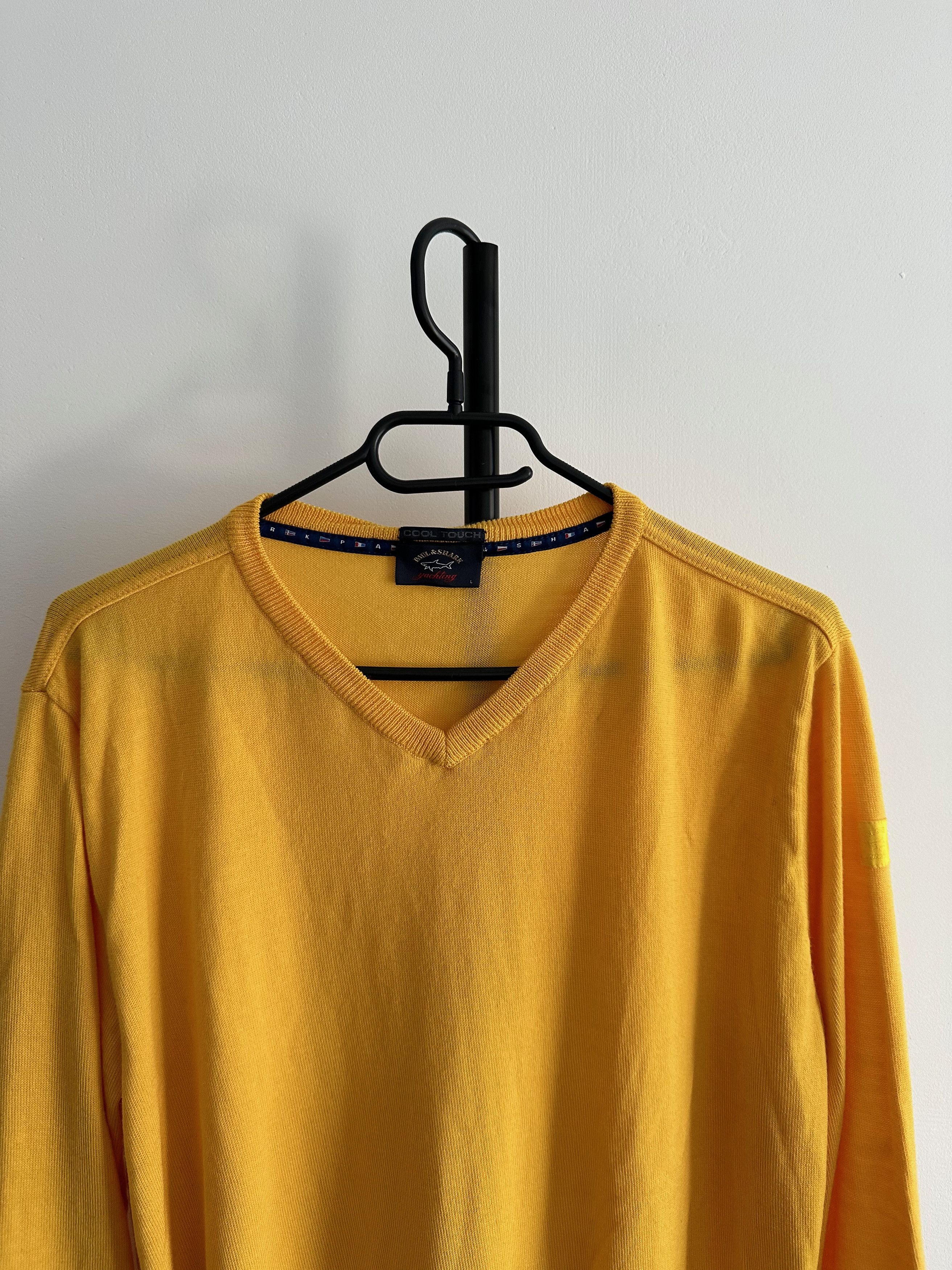 Paul & Shark Paul&Shark Cool Touch v neck 100% Wool Sweater Jumper Size US M / EU 48-50 / 2 - 4 Thumbnail